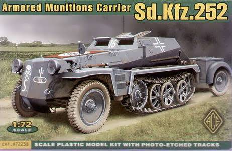 ACE72238  SD.KFZ.252 ARMOURED MUNITIONS CARRIER  <div style=display:none>G2B6076238</div>