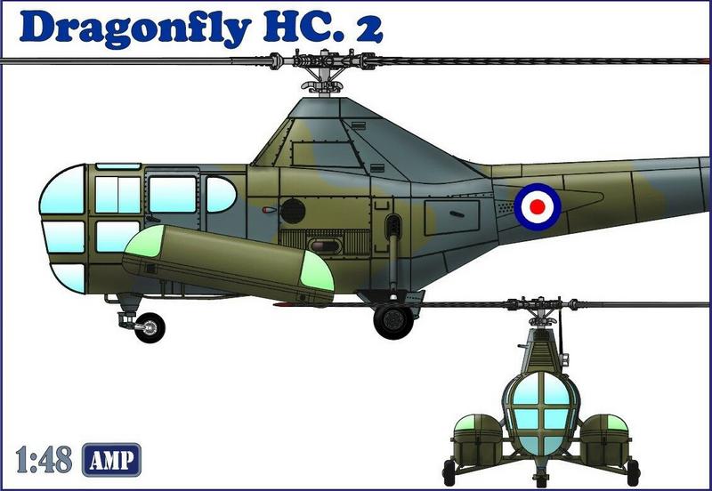 AMP48003 WESTLAND WS-51 DRAGONFLY HC.2 RESCUE <div style=display:none>G2B5958003</div>