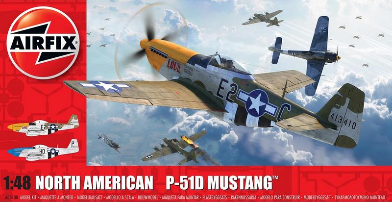 AX05138 NORTH-AMERICAN P-51D MUSTANG (FILLETLESS TAILS)