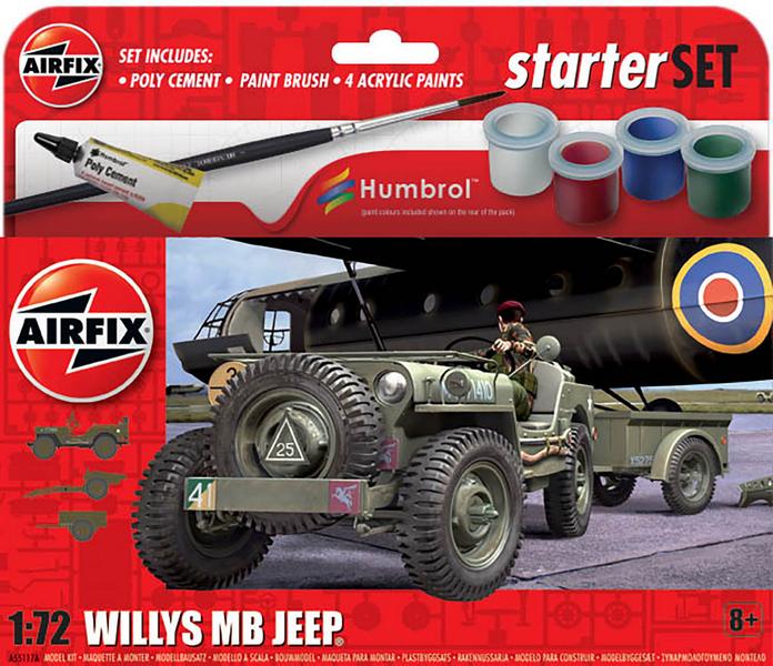 AX55117A WILLYS MB JEEP (KIT de INICIO o REGALO) <DIV STYLE=DISPLAY:NONE>G2B1655117</DIV>