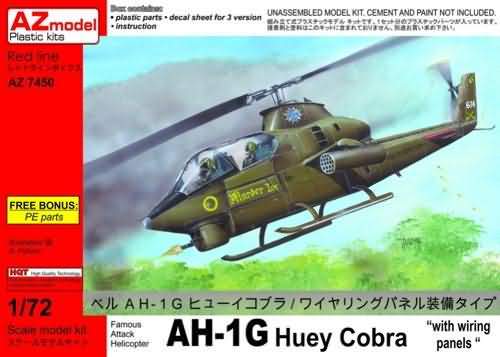 AZM74050 BELL AH-1G HUEY COBRA W/WIRING PANELS