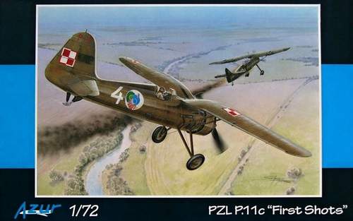 AZUR11272 PZL P.11C &#34FIRST SHOTS&#34 <DIV STYLE=DISPLAY:NONE>G2B7636112</DIV>