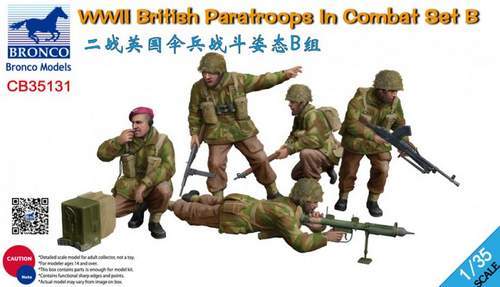 CB35131 WWII BRITISH PARATROOPS IN COMBAT SET B