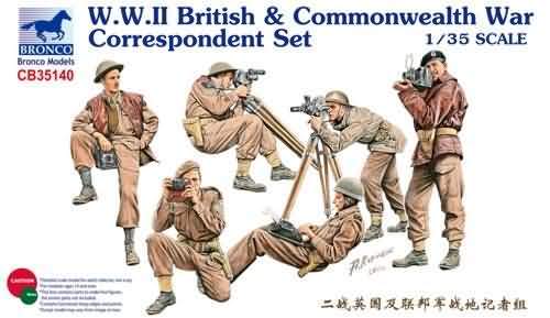CB35140 WWII BRITISH & COMMONWEALTH WAR CORRESPONDENT SET