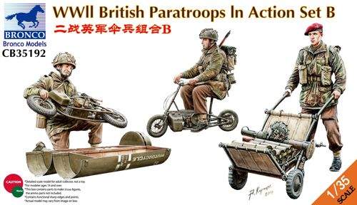CB35192 WWII BRITISH PARATROOPS IN ACTION SET B <div style=display:none>G2B3435192</div>