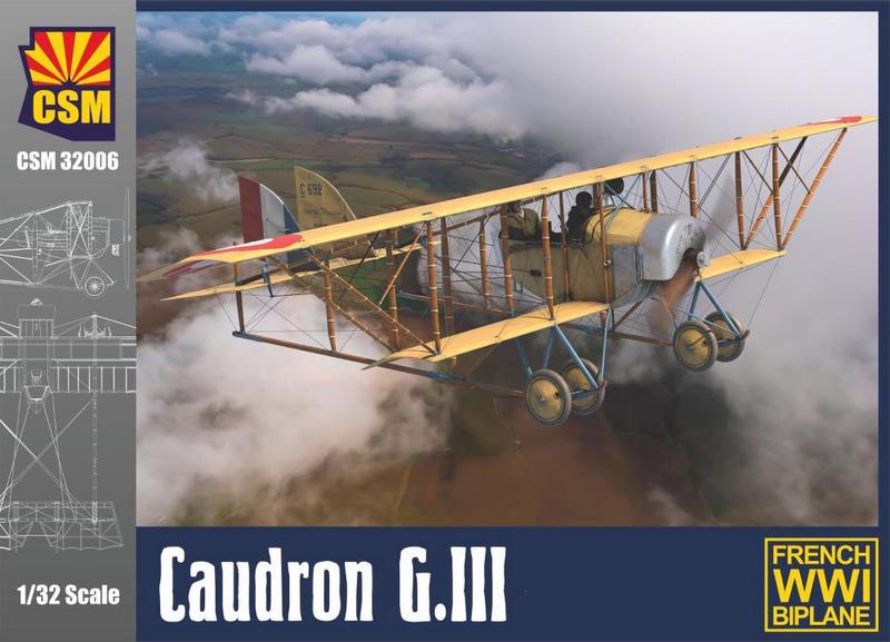 CSM32006  CAUDRON G.III FRENCH WWI BIPLANE