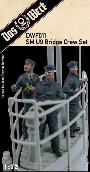 DASF011  SM U9 BRIDGE CREW SET