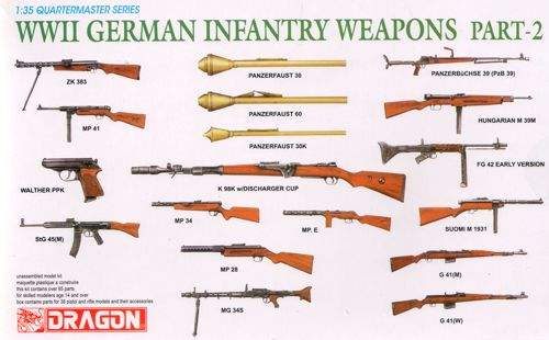 DN3816  WWII GERMAN INFANTRY WEAPONS PART 2