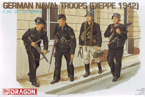 DN6087 GERMAN NAVAL TROOPS DIEPPE 1942