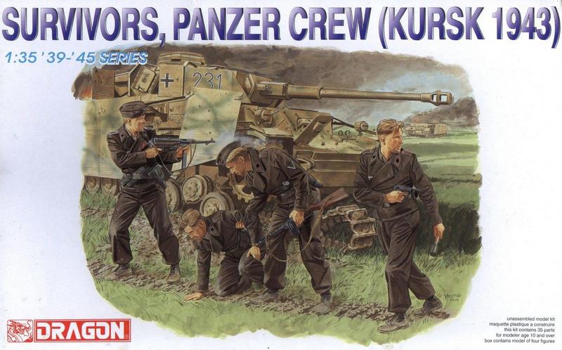 DN6129 SURVIVORS, PANZER CREW (KURSK 1943)