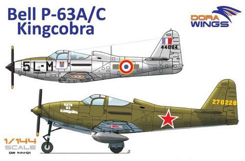 DW14401 BELL P-63A/C KINGCOBRA (2 IN 1)