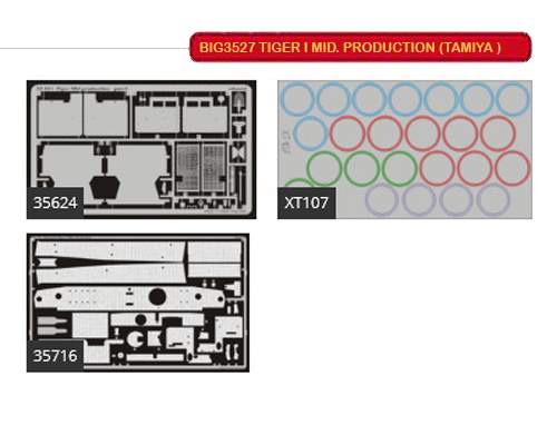 EBIG3527 PZ.KPFW.VI TIGER I MID. PRODUCTION (TAMIYA ) <div style=display:none>G2B7252027</div>