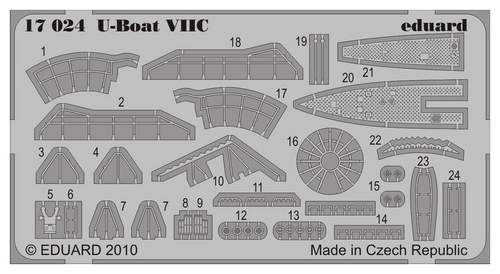 ED17024 U-BOAT VIIC (REVELL) <DIV STYLE=DISPLAY:NONE>G2B3917024</DIV>
