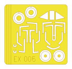 EDEX005 FOCKE-WULF FW-190D CANOPY AND WHEELS (TAMIYA) <DIV STYLE=DISPLAY:NONE>G2B7309005</DIV>