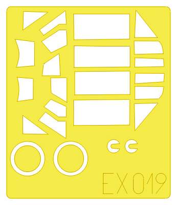EDEX019 MESSERSCHMITT BF-109E-3 CANOPY AND WHEELS (TAMIYA)