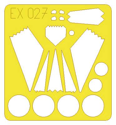 EDEX027 LOCKHEED F-117A NIGHTHAWK CANOPY AND WHEELS (TAMIYA) <DIV STYLE=DISPLAY:NONE>G2B7309027</DIV>