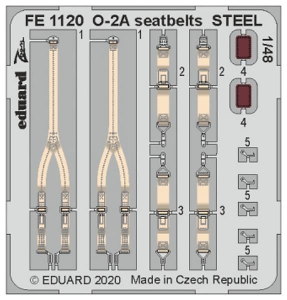 EDFE1120 CESSNA O-2A SKYMASTER SEATBELTS STEEL   (ICM) <DIV STYLE=DISPLAY:NONE>G2B7241120</DIV>