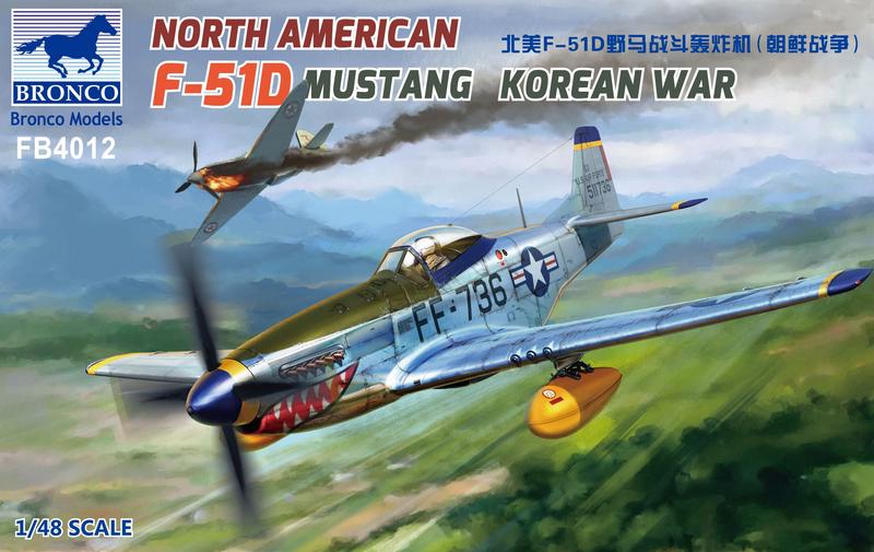 FB4012 NORTH AMERICAN F-51D MUSTANG KOREAN WAR