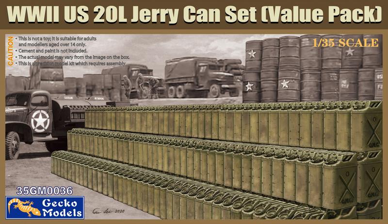 35GM0036 WWII US 20L JERRY CAN SET[VALUE PACK}