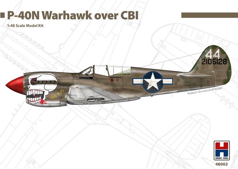H2K48002 P-40N WARHAWK OVER CBI