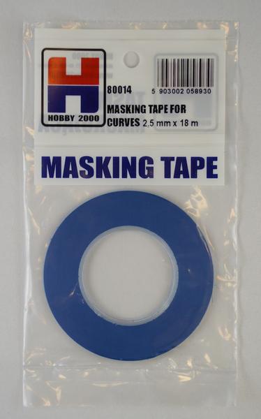 H2K80014 MASKING TAPE FOR CURVES 2,5 MM X 18 M<DIV STYLE=DISPLAY:NONE>G2B3002058930</DIV>