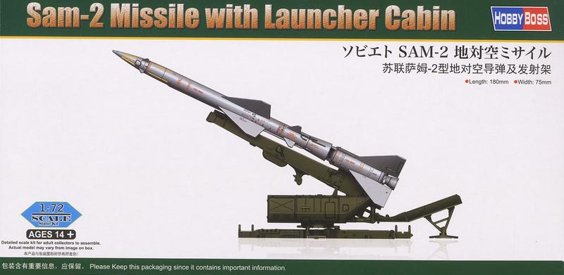 HB82933 SAM-2 MISSILE WITH LAUNCHER CABIN