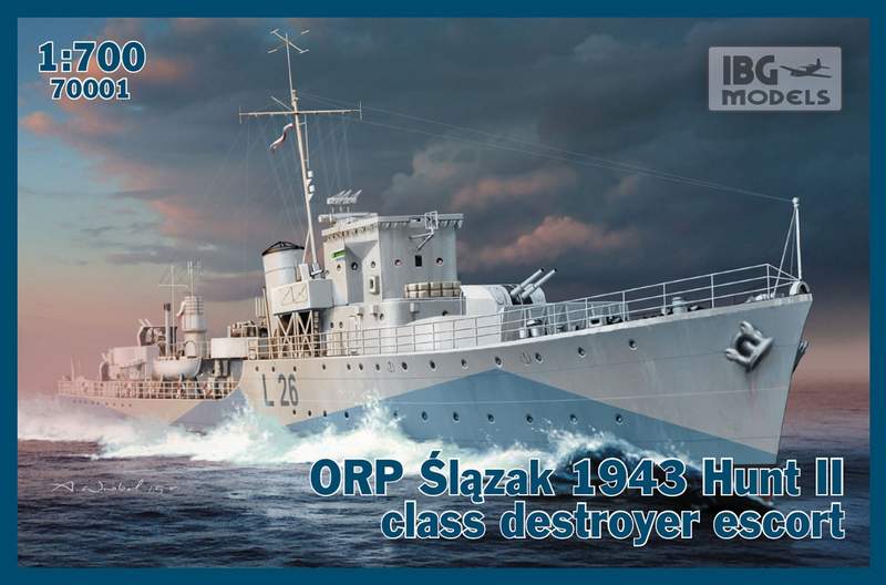 IBG70001 ORP SLAZAK 1943 HUNT II CLASS DESTROYER ESCORT