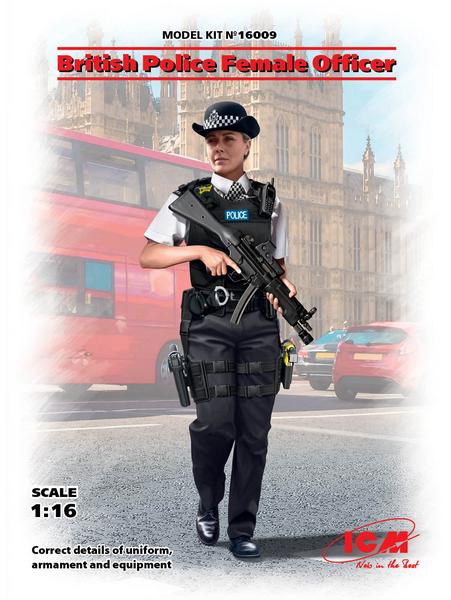 ICM16009 BRITISH POLICE FEMALE OFFICER (NUEVO MOLDE)