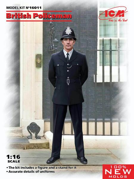 ICM16011 BRITISH POLICEMAN (NUEVO MOLDE)  <DIV STYLE=DISPLAY:NONE>G2B3316011</DIV>