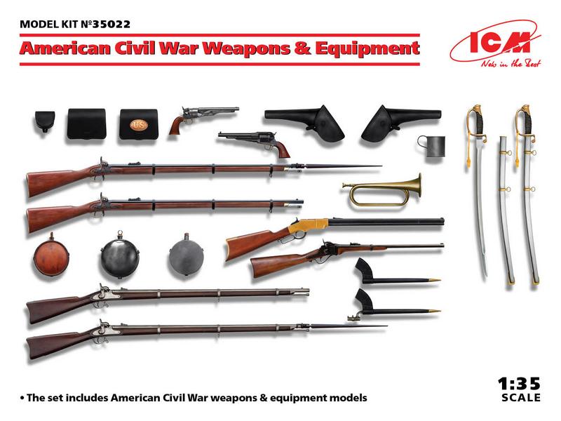 ICM35022 AMERICAN CIVIL WAR WEAPON & EQUIPMENT