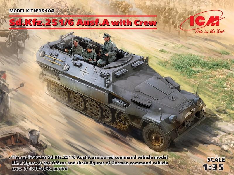 ICM35104 SD.KFZ.251/6 AUSF.A WITH CREW