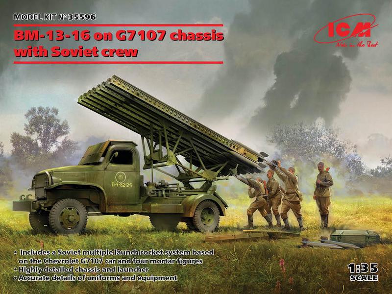 ICM35596 BM-13-16 ON G7107 CHASSIS WITH SOVIET CREW <div style=display:none>G2B3315596</div>