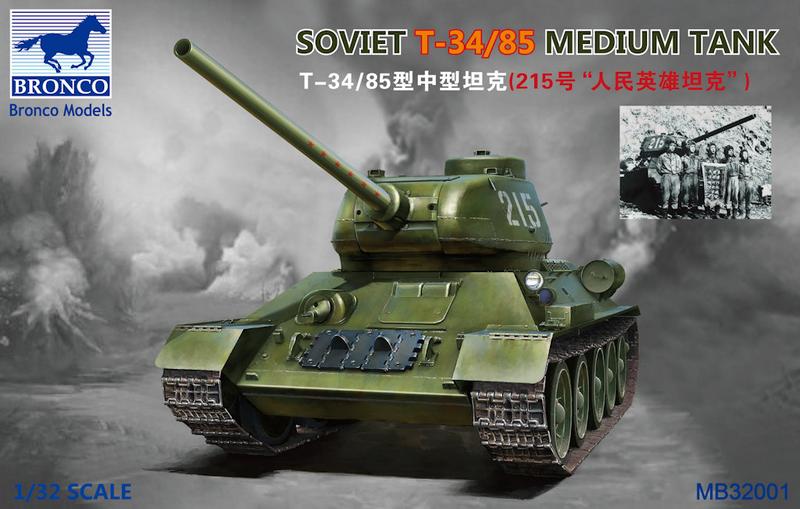MB32001 SOVIET T-34/85 MEDIUM TANK <DIV STYLE=DISPLAY:NONE>G2B3433201</DIV>