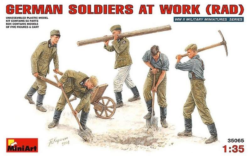 MT35065 GERMAN SOLDIERS AT WORK