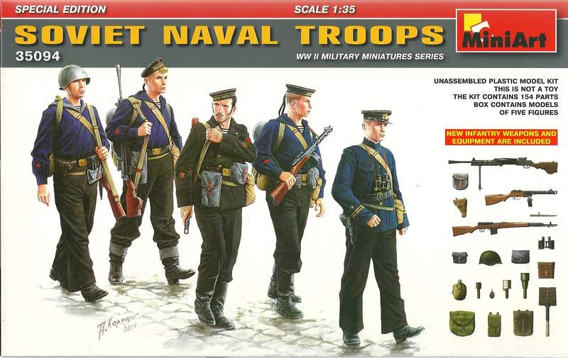MT35094 SOVIET NAVAL TROOPS. (SPECIAL EDITION)