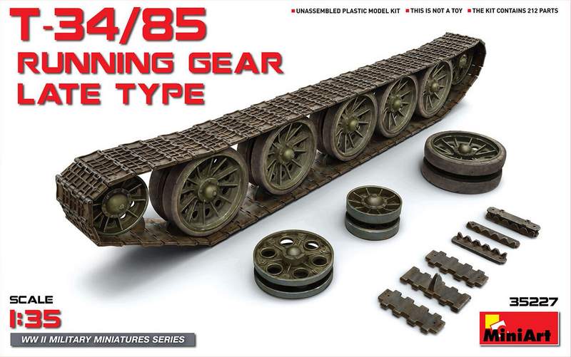 MT35227 T-34/85 RUNNING GEAR LATE TYPE