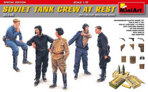 MT35246 SOVIET TANK CREW AT REST - SPECIAL EDITION  <DIV STYLE=DISPLAY:NONE>G2B6465246</DIV>