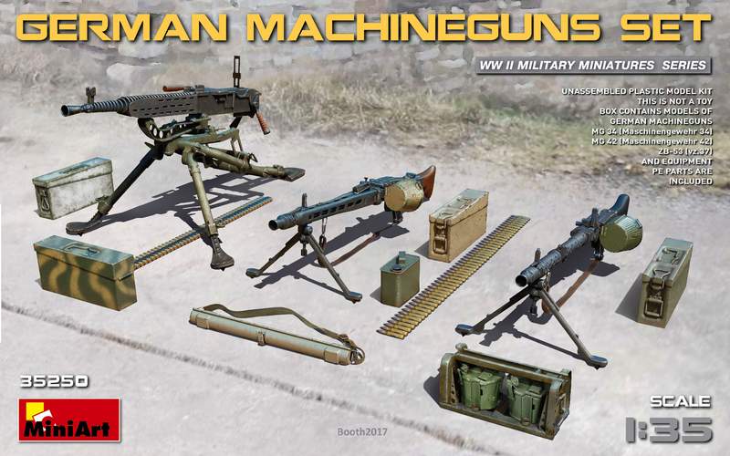 MT35250 GERMAN MACHINE GUN SET