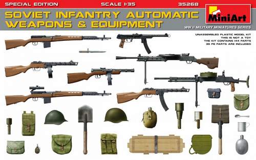 MT35268 SOVIET INFANTRY AUTOMATIC WEAPONS & EQUIPMENT - SPECIAL EDITION