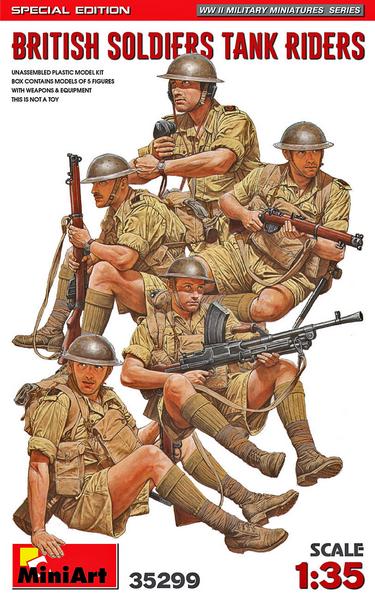 MT35299 BRITISH 8TH ARMY SOLDIERS TANK RIDERS. SPECIAL EDITION  <DIV STYLE=DISPLAY:NONE>G2B6465299</DIV>