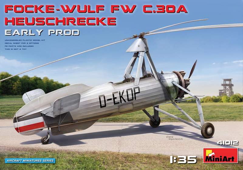 MT41012 FOCKE-WULF FW C.30A HEUSCHRECKE. EARLY PRODUCTION