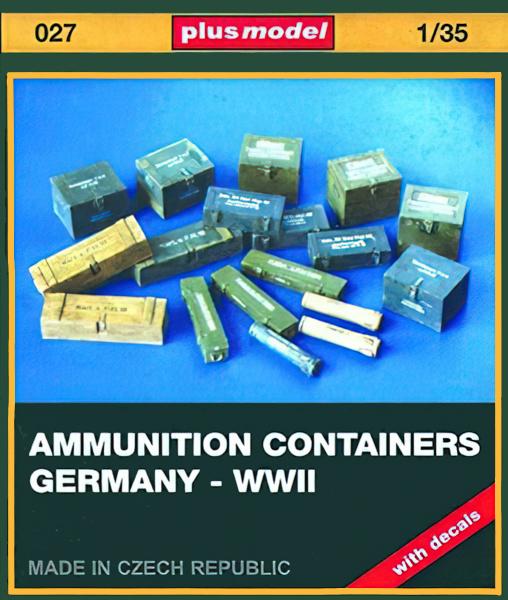 PLU027 AMMUNITION CONTAINERS, GERMANY - WWII<DIV STYLE=DISPLAY:NONE>G2B6797027</DIV>