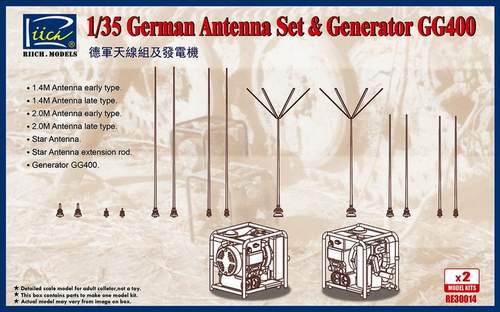 RE30014 GERMAN ANTENNA SET & GG400 GENERATOR (2 KITS)