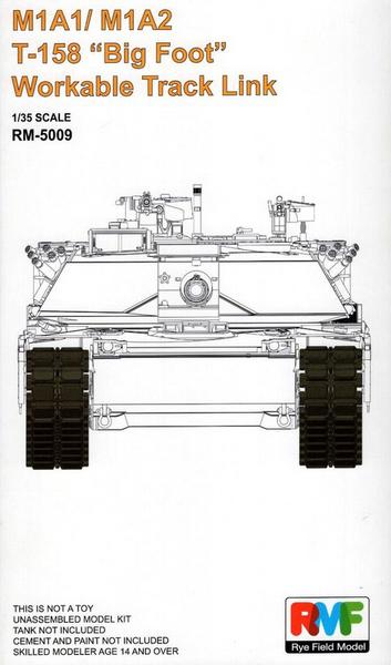RM5009 M1A1/ M1A2 T-158&#34;BIG FOOT&#34;WORKABLE TRACK LINK<DIV STYLE=DISPLAY:NONE>G2B4806262013</DIV>