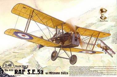 ROD419 ROYAL AIRCRAFT FACTORY S.E.5A WITH HISPANO SUIZA ENGINE