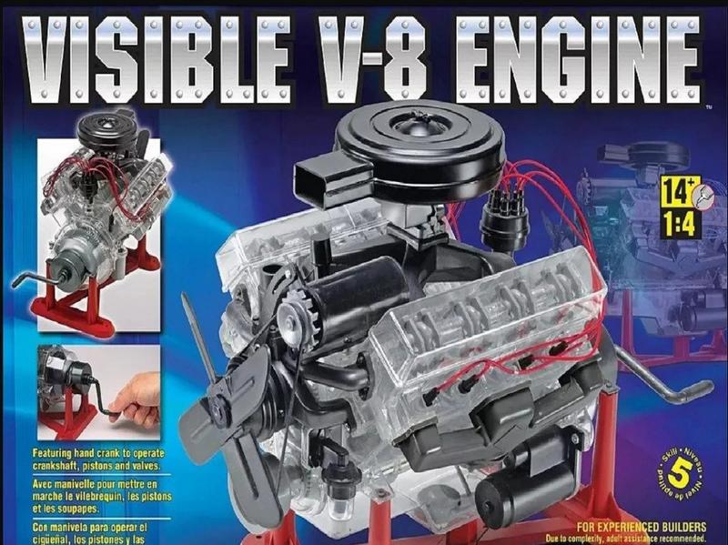 RV18883 VISIBLE V-8 ENGINE