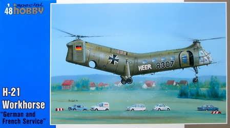 SH48088 PIASECKI H-21 WORKHORSE &#39GERMAN AND FRENCH MARKING&#39