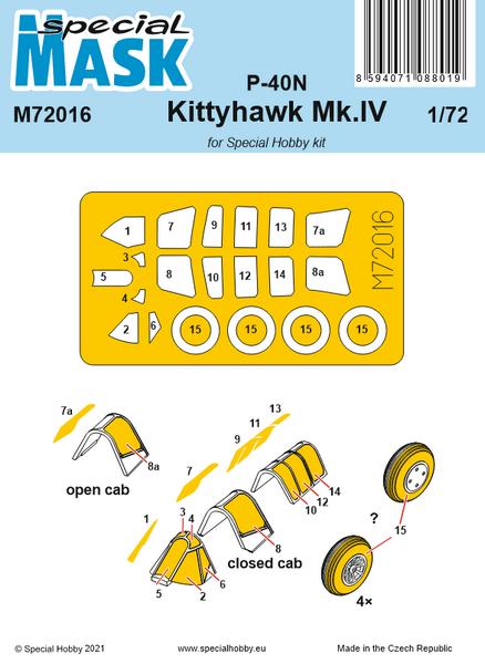 SHM72016 P-40N/KITTYHAWK MK.IV MASK  <div style=display:none>G2B7002016</div>