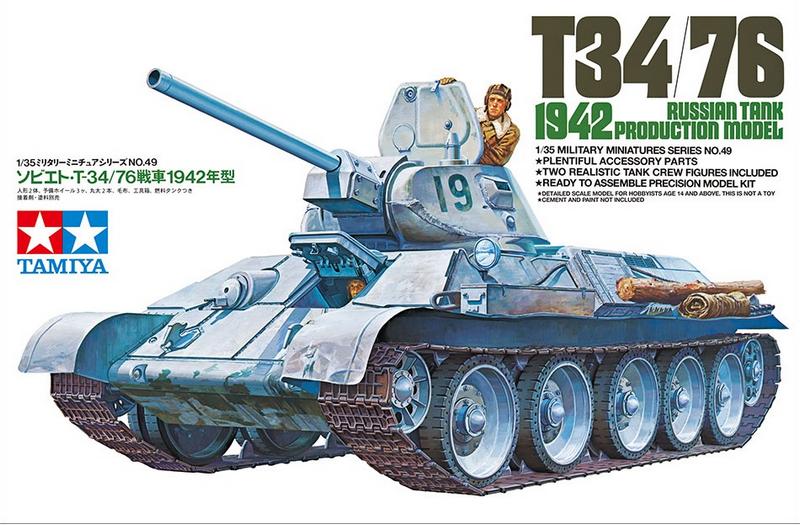 TA35049 SOVIET T-34/76 1942 PRODUCTION MODEL