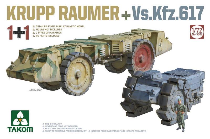 TAK05007 KRUPP RAUMER + VSKFZ 617 (2 KITS)